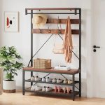 Banc avec Porte Manteau