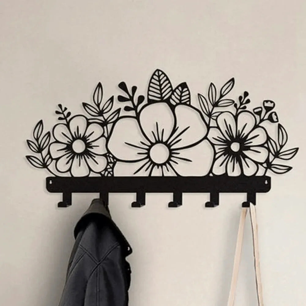 Porte Manteau Fleur